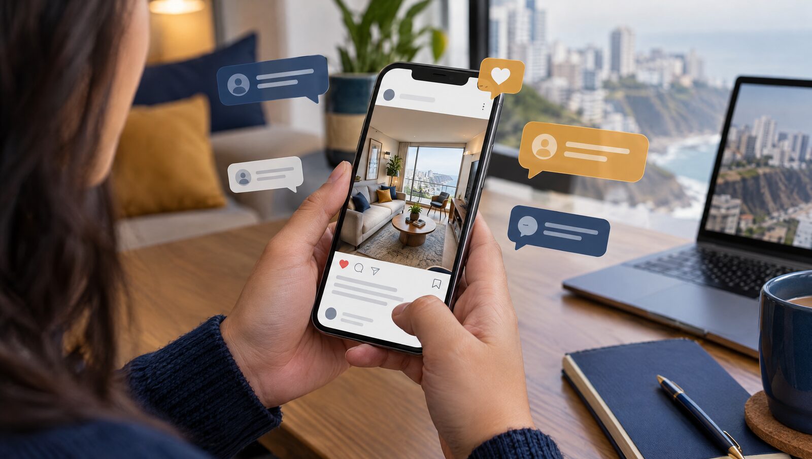 Instagram y Messenger para inmobiliarias, responde mensajes y comentarios desde un solo lugar