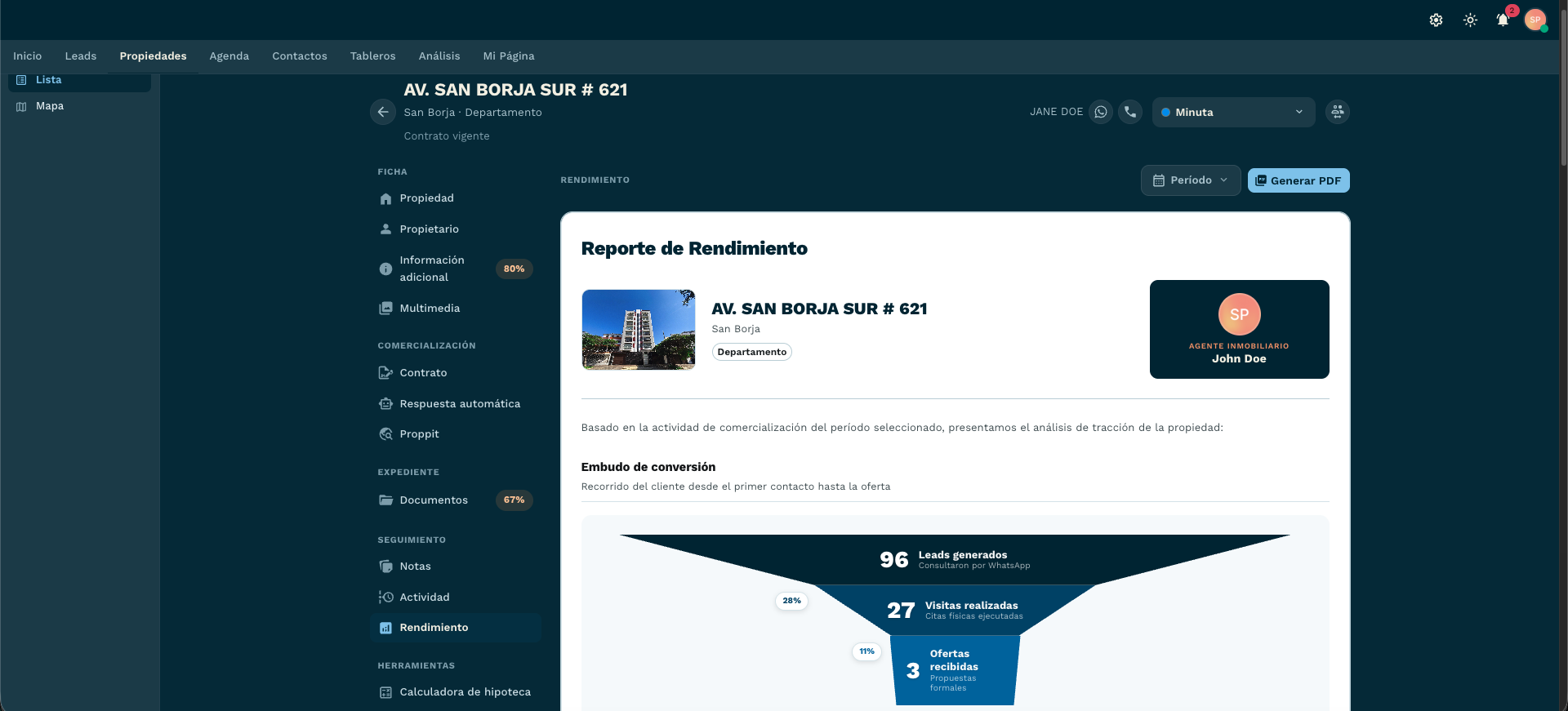 Propiedades en PAZOS.AI